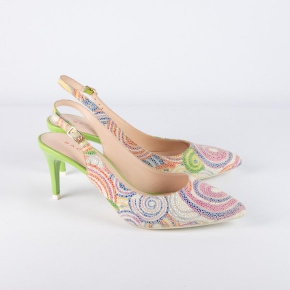 Sacha London Sling-Back Sandal Size 8 - Picture 2 of 5